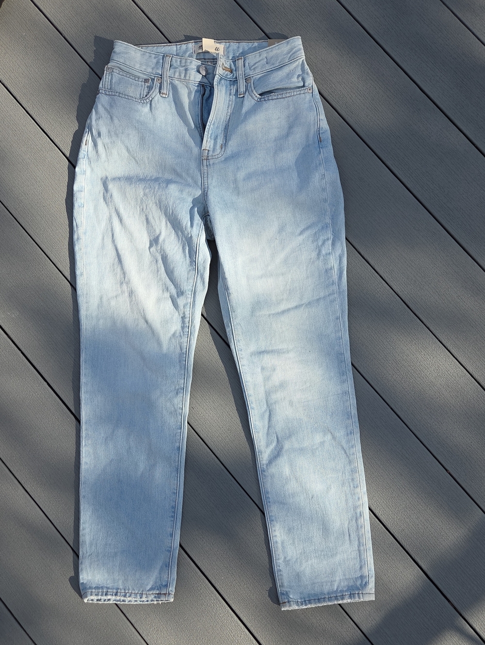 Madewell Light Blue Straight Leg Jeans